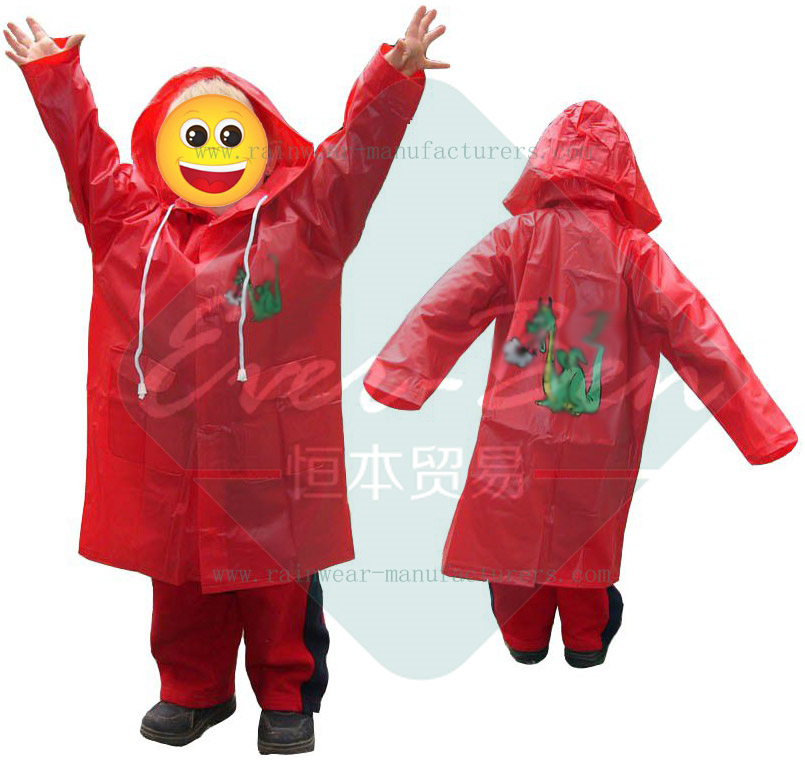 EC008 EVA rain jacket and pants set